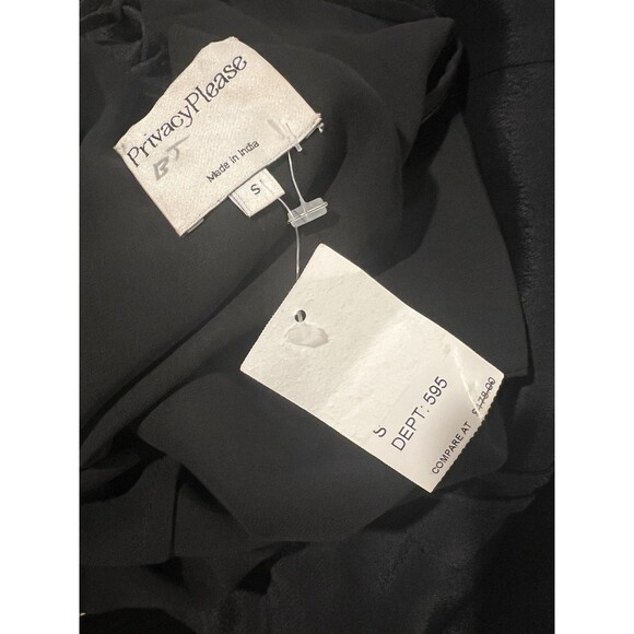 NWT Privacy Please REVOLVE Size SMALL Orrin Maxi Dress Women’s Black Slit Sexy - Picture 4 of 13